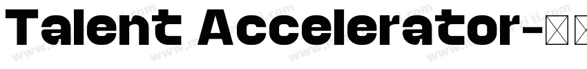 Talent Accelerator字体转换